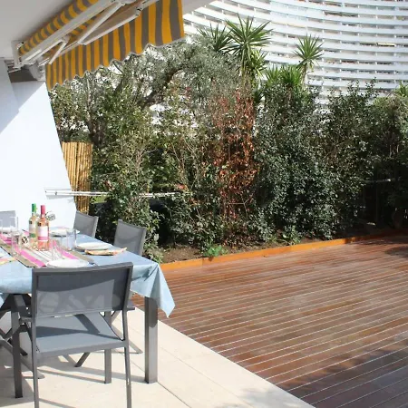 3p En Rdj Avec Jardin Et Terrasse, A 5 Min Et Restaurants, Parking Prive, Climatise - Fr-1-252a-59 Apartment Villeneuve-Loubet